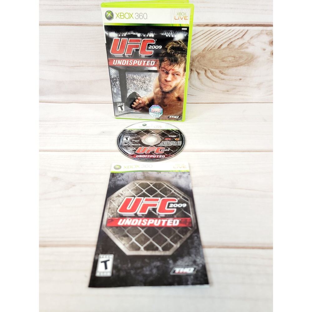UFC 2009 Undisputed (Xbox 360, 2009) CIB Complete Tested